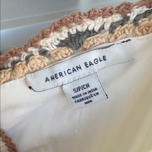 AMERICAN EAGLE Crochet Detail Romper - Picture 6 of 6